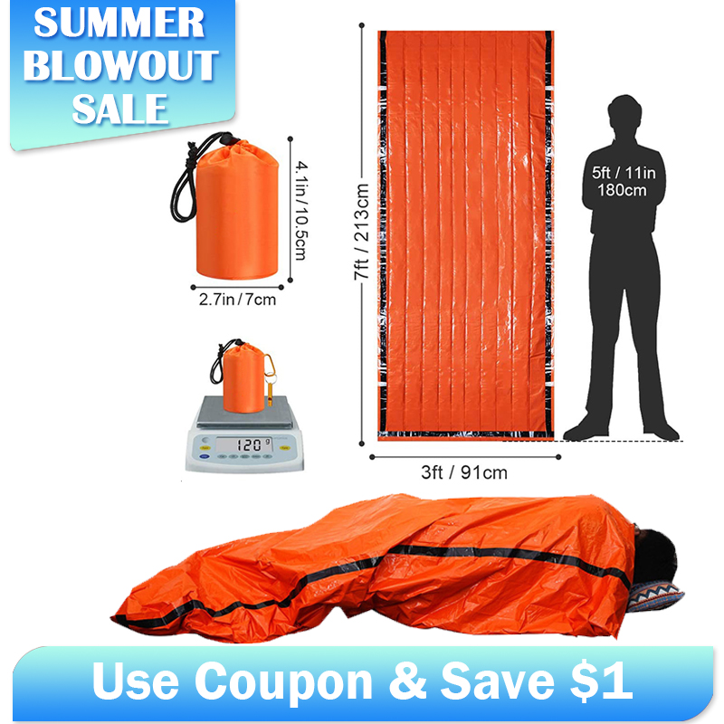 Awaryjny śpiwór Mylar Termiczn – Emergency Mylar Tent recenzja i cena